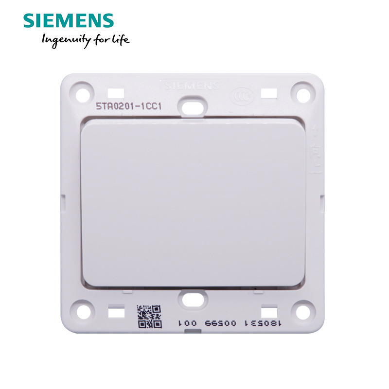 西门子(SIEMENS)开关插座 远景雅白系列一开单控5TA02011CC1