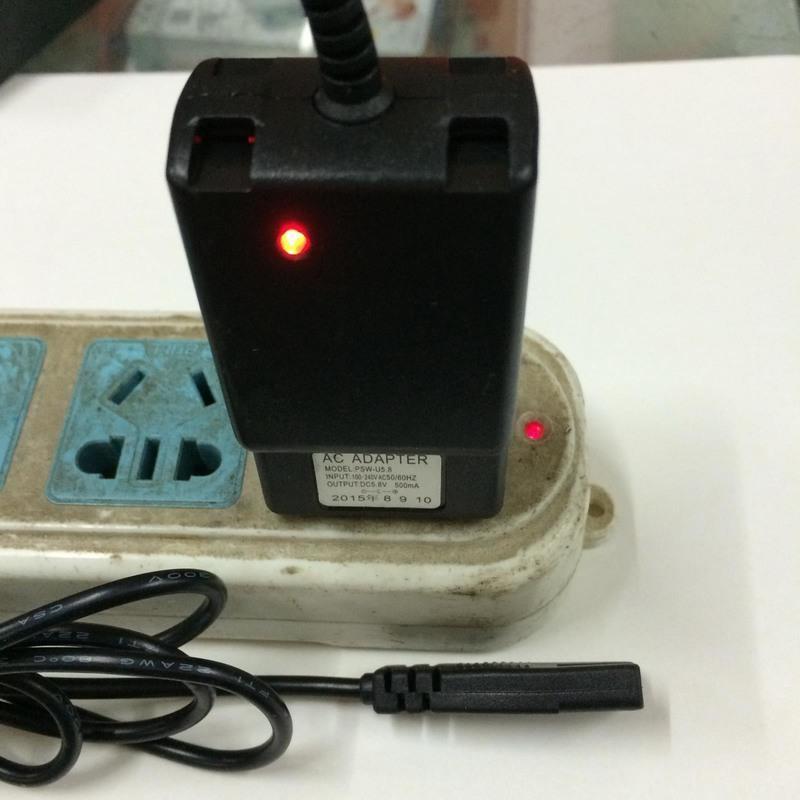 厦门佰伦斯电子称原装充电器5.8V 两孔充电线150KG台秤充电电源线 黑色 佰伦斯5.8V充电器