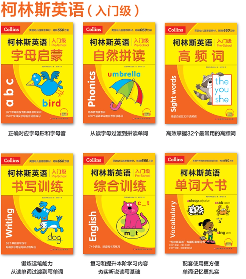 柯林斯英语·入门级(全6册)高清大图