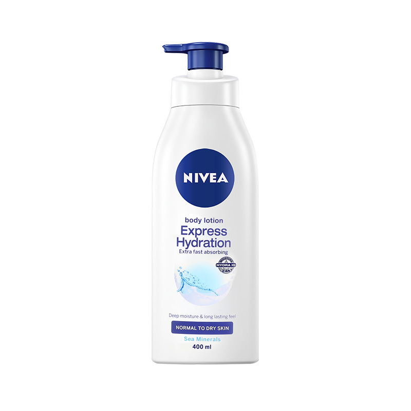 妮维雅(NIVEA) 水润清透润肤乳液 400ml 身体润肤乳