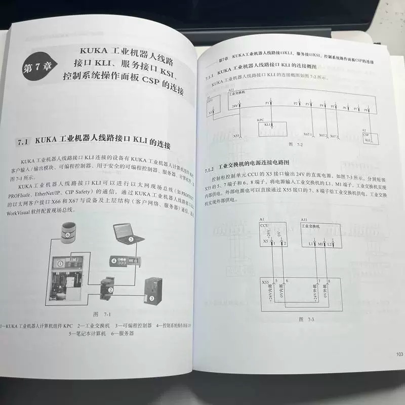 [正版] 图解KUKA工业机器人电路连接及检测 标准控制柜 紧凑控制柜 电源分配板 输入输出I/O模块高清大图