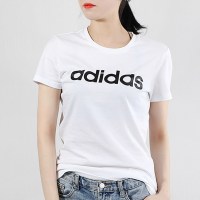 Adidas/阿迪达斯女装2019夏季新款运动上衣宽松透气短袖T恤