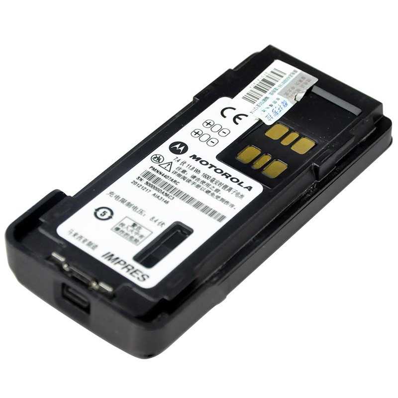 摩托罗拉(MOTOROLA)PMNN4407对讲机锂电池适配P8600/8660/P8668/GP328D等机型黑色