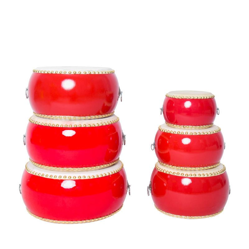 送礼品5 6 8 9 10寸大鼓牛皮鼓儿童玩具鼓幼儿园小鼓锣鼓打鼓乐器