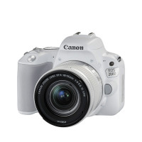 佳能（Canon）EOS 200D 18-55 STM +50mmF1.8 STM双镜头套装 数码单反相机白色 实惠礼包