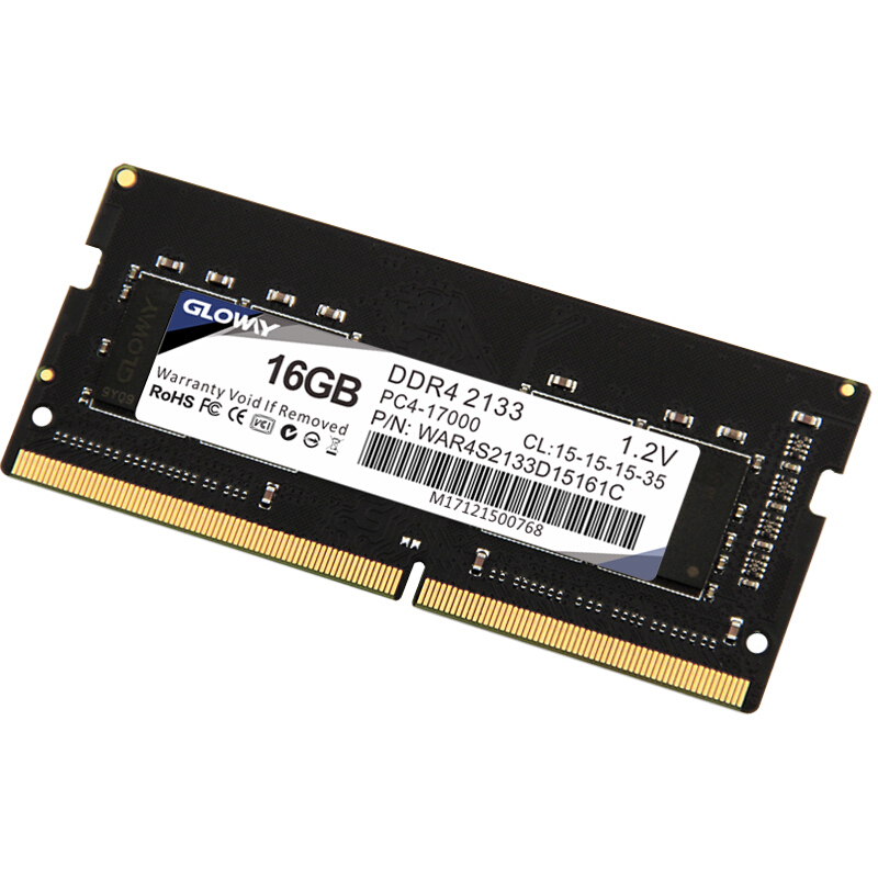 光威(Gloway) 战将 DDR4 16GB 2133频率 笔记本内存条