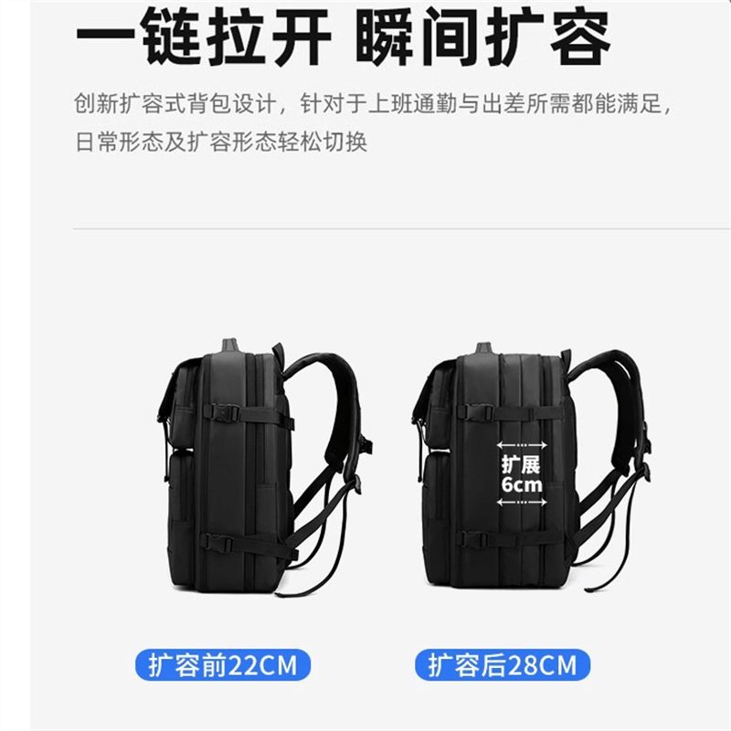 形象派(X.X.PIE)大容量双肩背包xxp-3205尼龙蓝色长33cm高43cm厚15cm图片