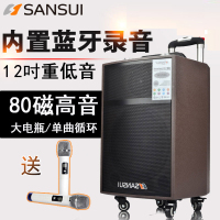 山水（SANSUI）SG1-12户外乐对演艺专业音响 聚会蓝牙音箱 移动手提电瓶拉杆音响广场舞音响低音炮 SG1-12吋