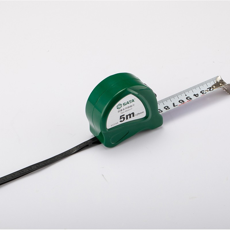 世达sata91316a凯隆系列钢卷尺卷尺盒尺伸缩尺75mx25mm2把