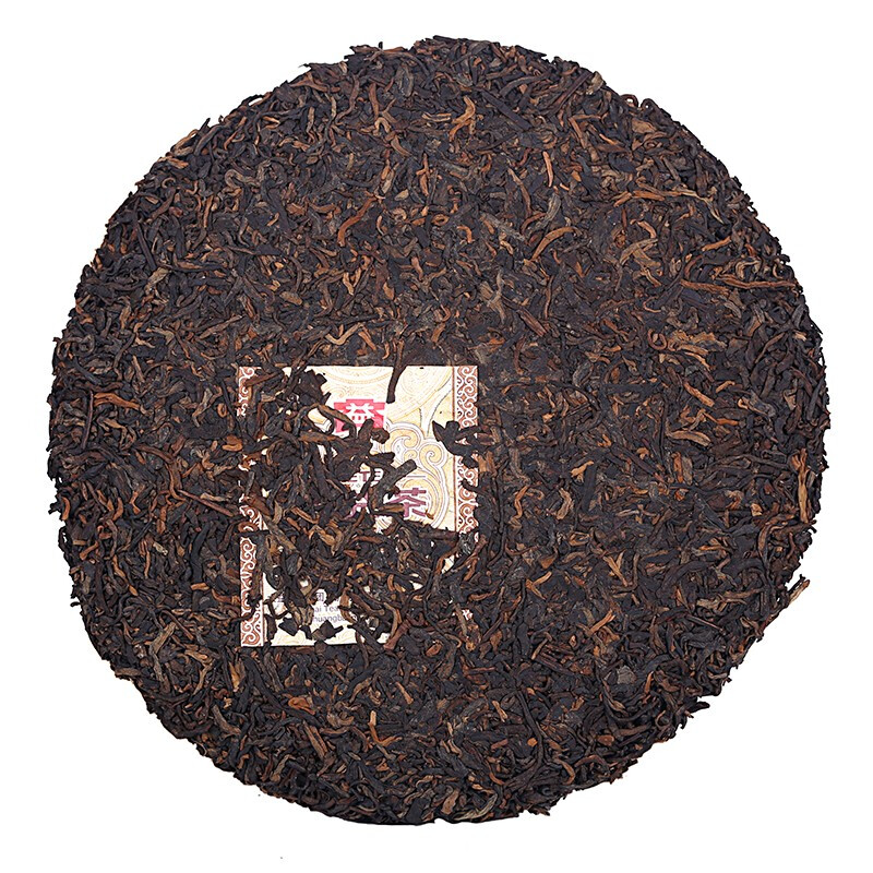 大益 茶叶 普洱茶熟茶 唛号2014年7262饼茶357g 中秋高清大图