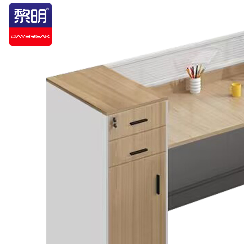 黎明屏风办公桌办公家具职员位电脑桌L型单人1800*1800*1200
