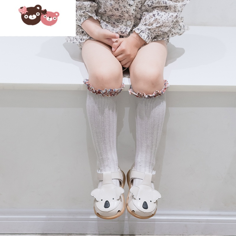 绿彩虹光女童软底凉鞋可爱动物宝宝鞋子夏季新款透气防滑婴儿学步鞋