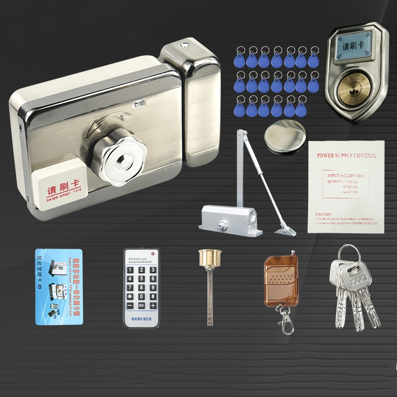 电子门锁法耐家用小区楼宇机门禁一体门控电动大门出租房系统隐形遥控