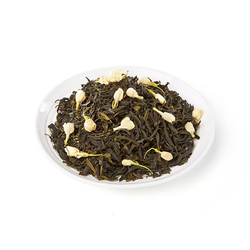 知福茶叶茉莉花茶毛峰新茶浓香型明前嫩芽特种烘青茉莉茶80g高清大图