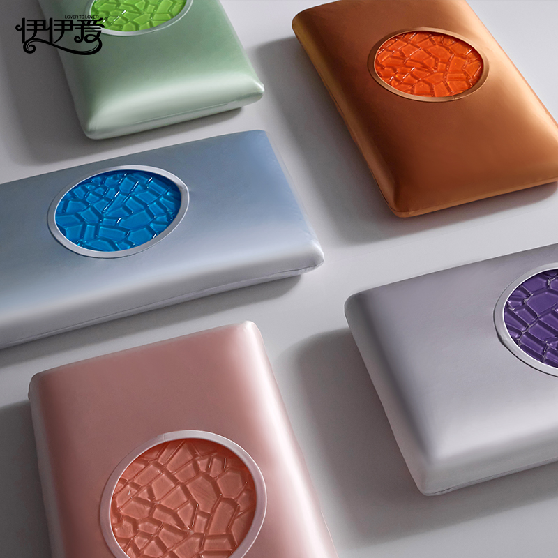 伊伊爱YXD25415冰裂纹凉感凝胶枕（单位：个）高清大图