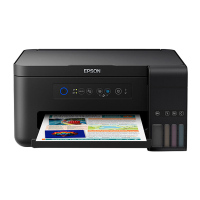 爱普生(EPSON)L4158墨仓式智能无线照片打印机办公家用彩色喷墨一体机连供打印复印扫描替L485 L385套餐三