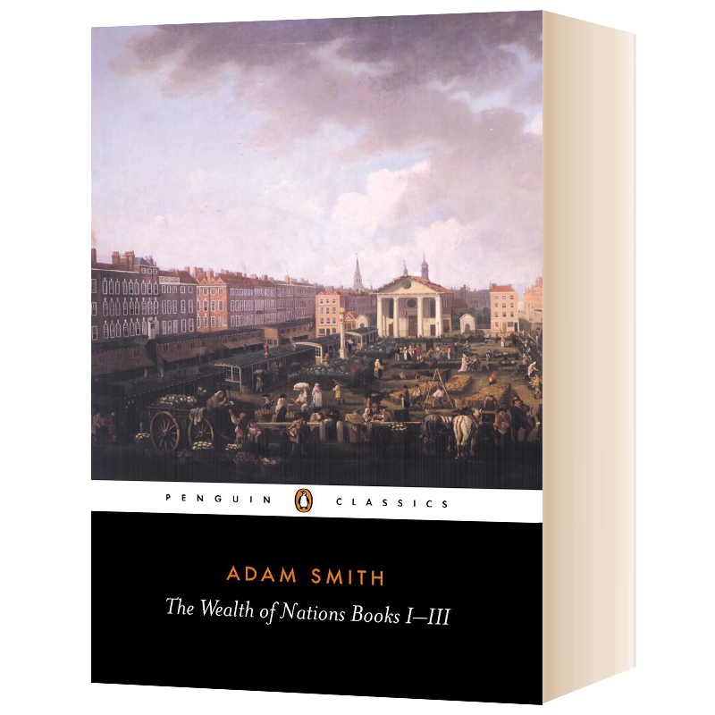 国富论 精装 [正版]英文原版 The Wealth of Nations Books I-III 国富论1-3 亚当斯高清大图