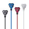 铁三角(Audio-technica)ATH-CHX5 WH 时尚魅力 单体均衡入耳式耳塞耳机 白色