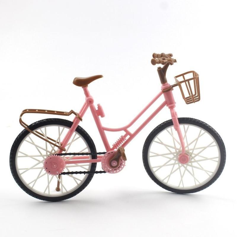 芭比娃娃玩具配件单车仿真单车模型拍摄道具小孩过家家单车30cm用单车