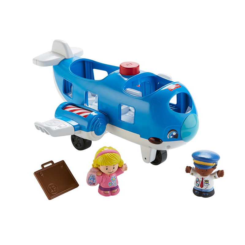 Little People小小探索家冒险小飞机 费雪Fisher Price儿童玩具 FKC77