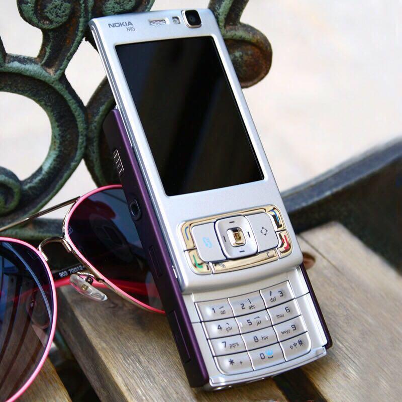 移动联通滑盖推拉手机学生儿童备用手机老人机3g按键手机|n95国行银黑