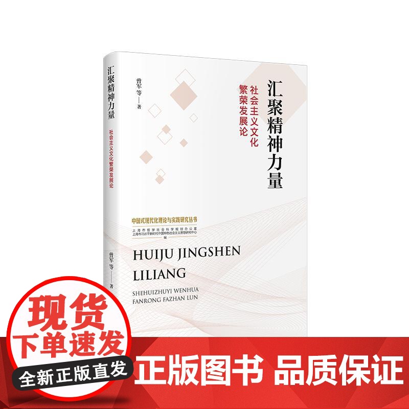 汇聚精神力量社会主义文化繁荣发展论 曾军 等著 上海人民出版社高清大图