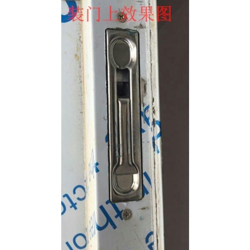 不锈钢圆头 不锈钢暗插销 防盗门暗插销6寸 圆头子母门大门上下插销锁