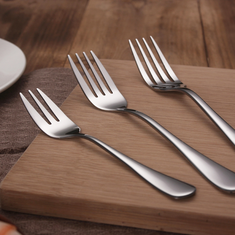 一号大餐叉5支(大男用) [5支加厚叉套装]不锈钢叉子家用成人饭叉西