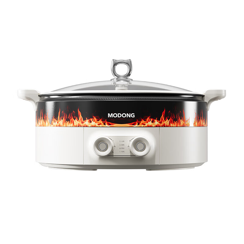 摩动(modong)家用多功能大容量大功率微压鸳鸯电火锅 MD-HY77