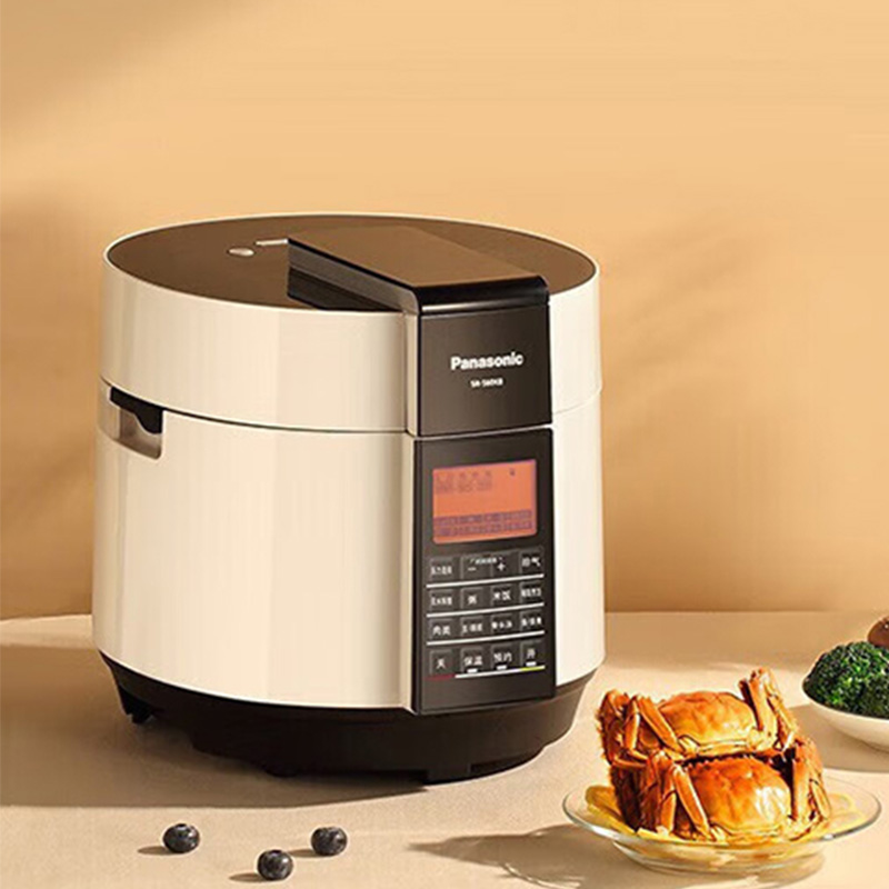 松下电压力锅5L大容量自动排气一体高压电饭煲SR-PS508高清大图