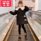 可莉允女童棉服外套冬装洋气2022新款儿童冬季加绒棉衣加厚羽绒棉袄长款