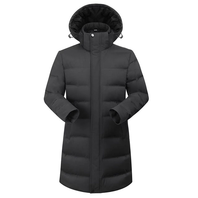 京嘉(JINGJIA) 长款羽绒服 防泼水面料 男款羽绒服