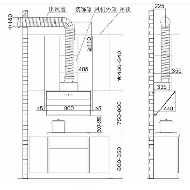 方太吸油烟机cxw228jq15t不带罩