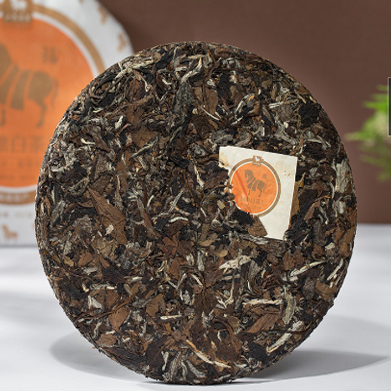 八马茶业(BAMA TEA)福系列·白牡丹6年单饼(原料年份2014)-357克/盒高清大图
