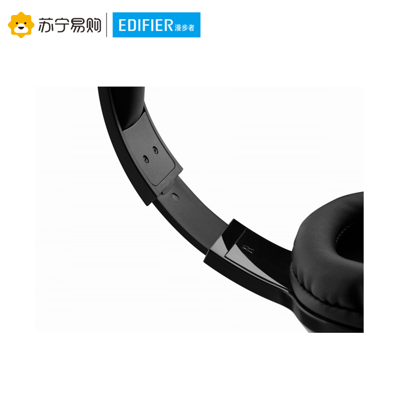 Edifier/漫步者 K815P电脑游戏3.5mm插孔有线耳机手机平板通用头戴式立体声耳麦 黑色