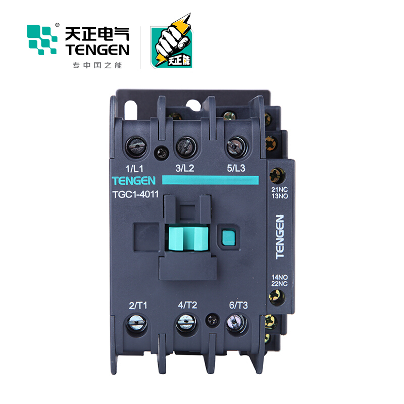 天正电气 TGC1-4011 220V 50Hz 3NO 1NO+1NC 3P 02010180117 交流接触器