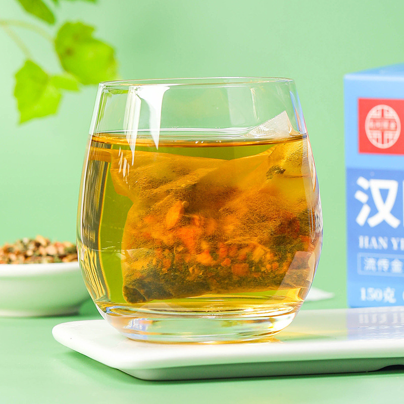 [2盒] 同仁堂汉医前线茶 覆盆子人参杜仲雄花大麦茶橘皮桑叶红枣山楂玛咖养生茶花茶官方旗舰店高清大图