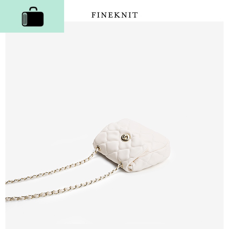 2020夏新款菱格链条时尚云朵包单肩斜挎小包女NEWLAKE高清大图