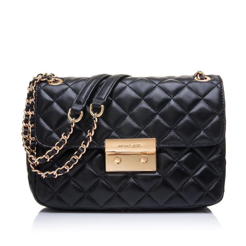 迈克·科尔斯(MICHAEL KORS)休闲单肩女包链条格纹女包30F5GSLL3L