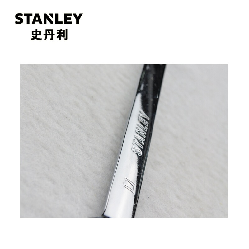 史丹利(STANLEY)93-523-1-22强力型公制精抛光两用长扳手32mm