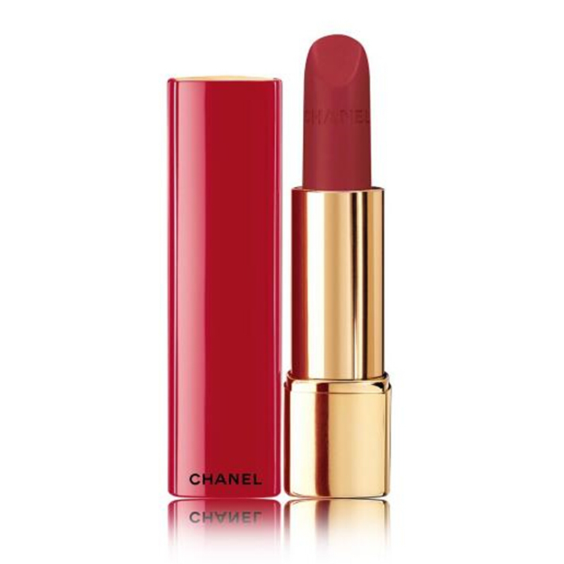 CHANEL 香奈儿炫亮魅力唇膏丝绒系列水亮口红限量红管3.5g 哑光雾面 N°2 显色不易脱妆
