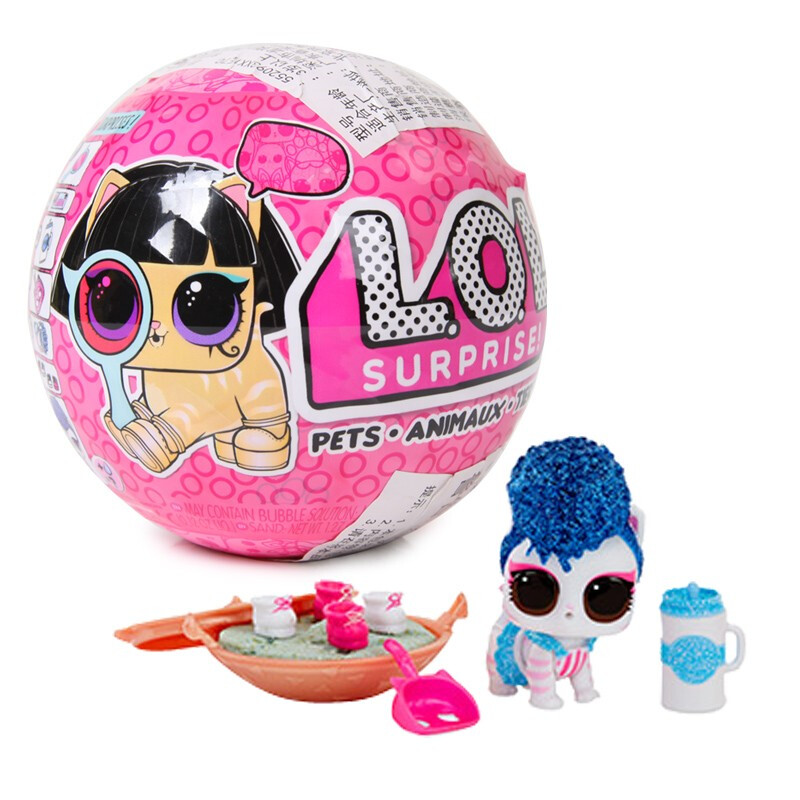mga正版lol惊喜拆拆球娃娃惊喜蛋盲盒女孩玩具奇趣蛋4代宠物娃娃单个