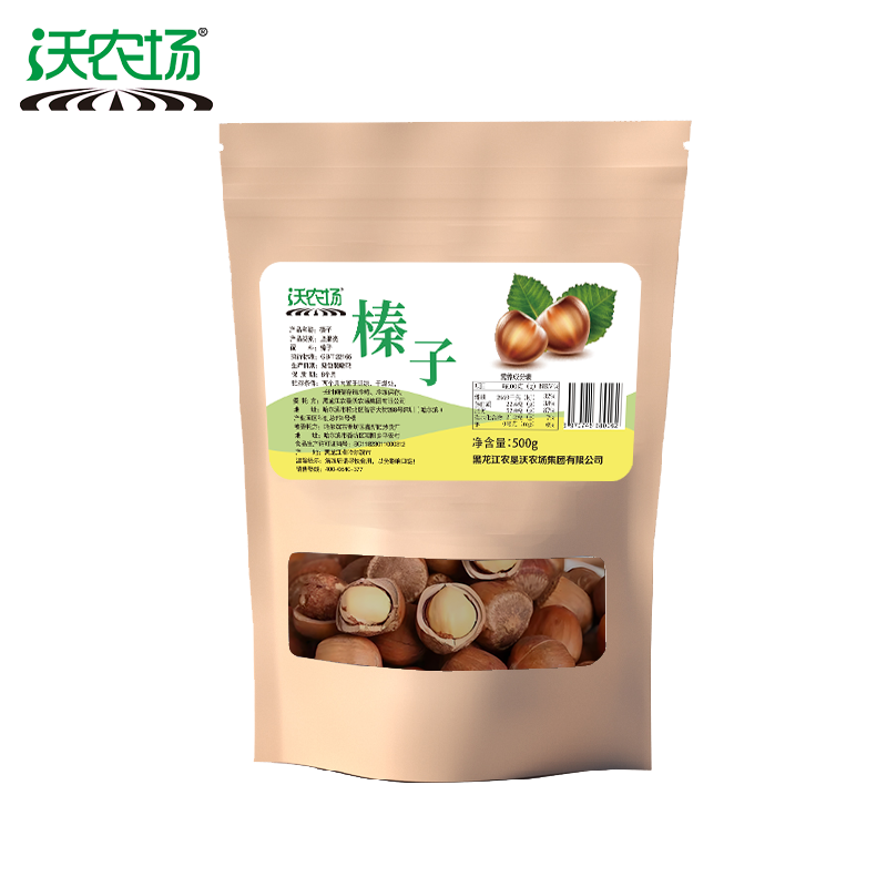 沃农场榛子500g/袋高清大图