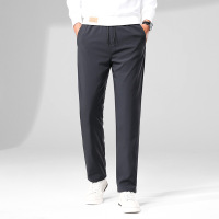 鹅绒男士保暖防水裤子日常出行户外防水运动休闲百搭直筒羽绒裤 XL 深灰