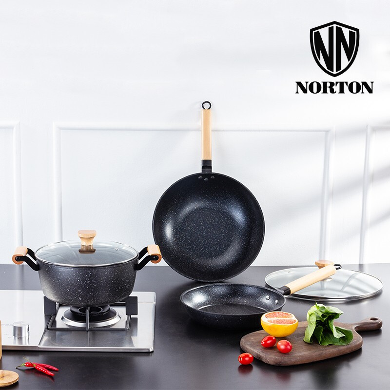 NORTON蒂芙尼轻奢锅具套装4HDFN003高清大图