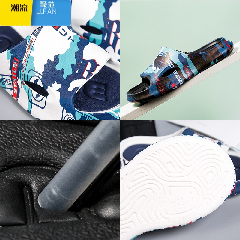 聚范男士拖鞋2024新款夏季外穿ins潮踩屎感凉拖防滑户外运动休闲凉鞋高清大图