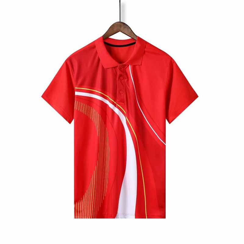 健訫奕天羽毛球乒乓球排球服AL483A 红色 M