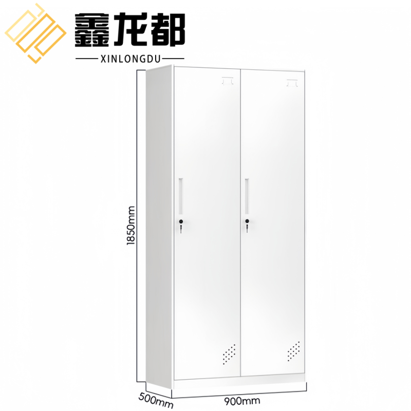 鑫龙都更衣柜二门高清大图