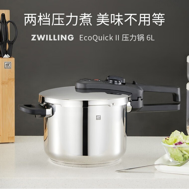 双立人压力锅6L耐用ZwillingEcoQuickII系列1006084高清大图
