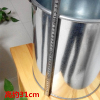加厚铁皮水桶铁桶白铁皮桶水桶浇花桶洗车桶园艺桶提水桶大号水筲